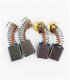Quatre brosses carbone, brosses moteur et balais charbon pour Mobilae Comfortable DX et Praccticomfort Beaufort 10 – 13