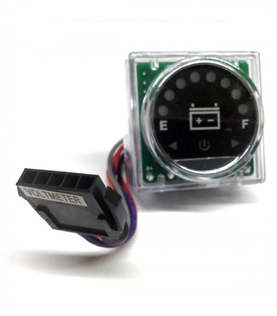 Fiche de jauge de batterie pour scooter Pride GoGo Elite, Victory DX, XL130, XL140, Sovrana, Mobilae, et Praciticomfort